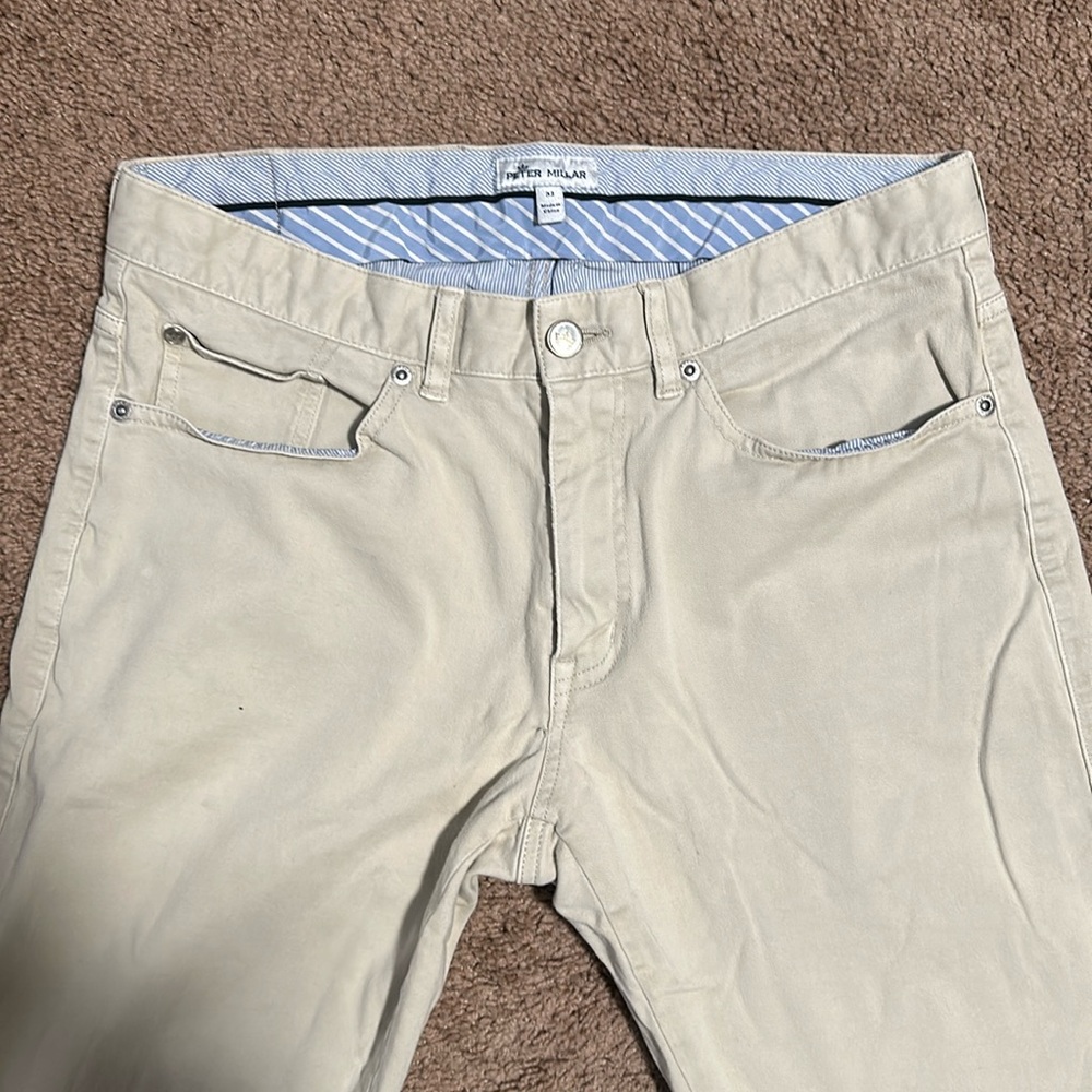 Peter Millar - 32/30 - Stone - Pima Cotton